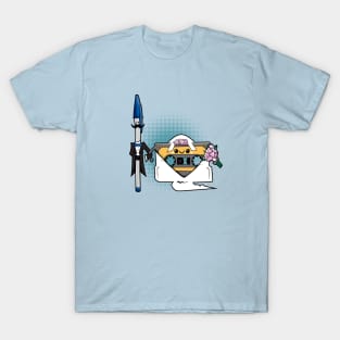 Pen and cassette wedding T-Shirt